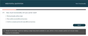 Instant Instant Web Portal Quotation Tool